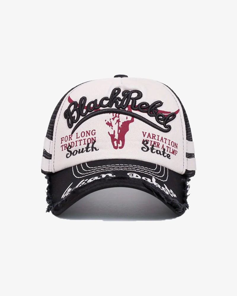 Black & Nomad Rugged Trucker Cap