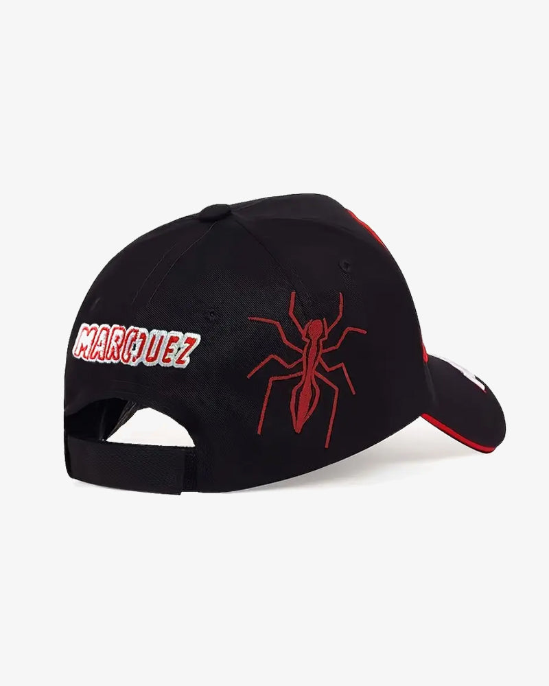 Spider 93 Embroidered Black Cap
