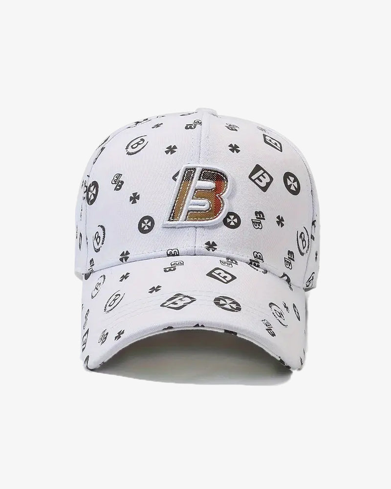 Billionaire White Embroidered Unisex Cap