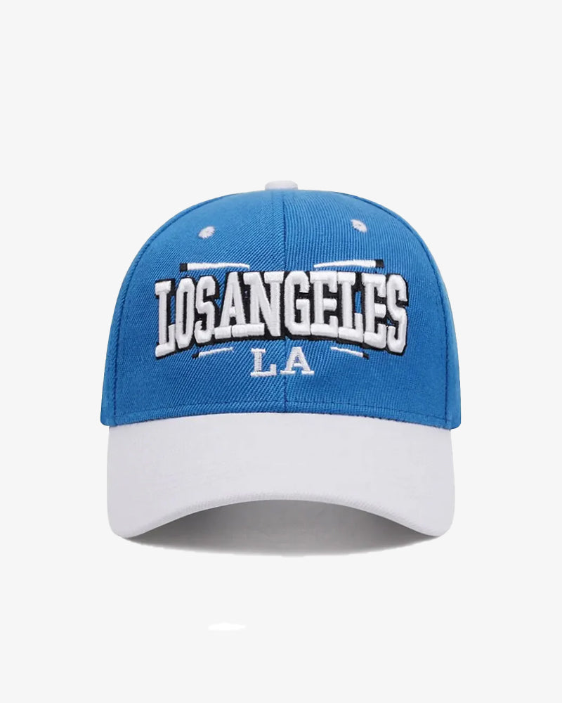 Los Angeles Embroidered Blue Two Tone Cap
