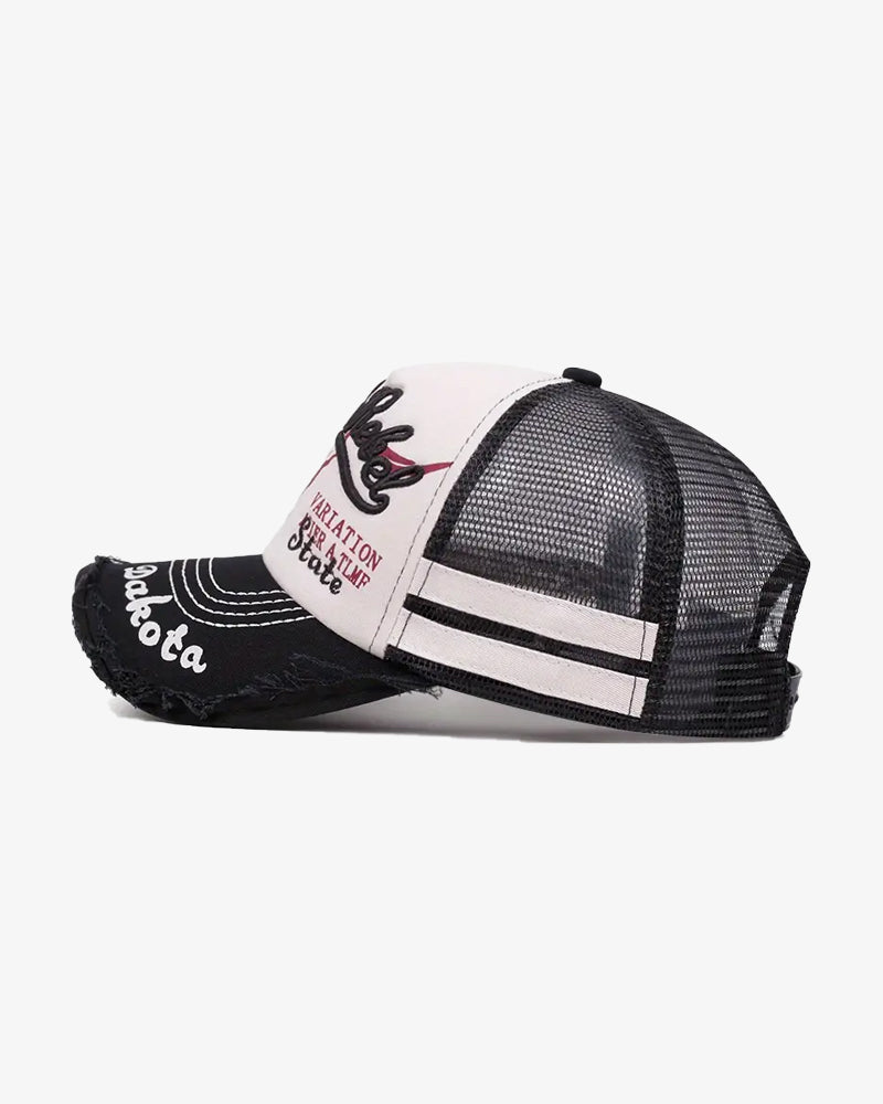 Black & Nomad Rugged Trucker Cap