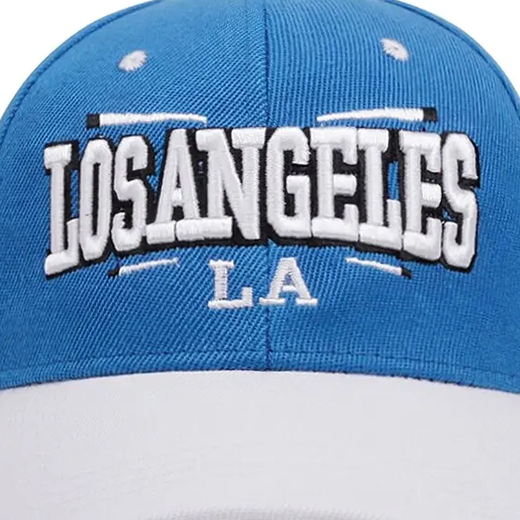 Los Angeles Embroidered Blue Two Tone Cap