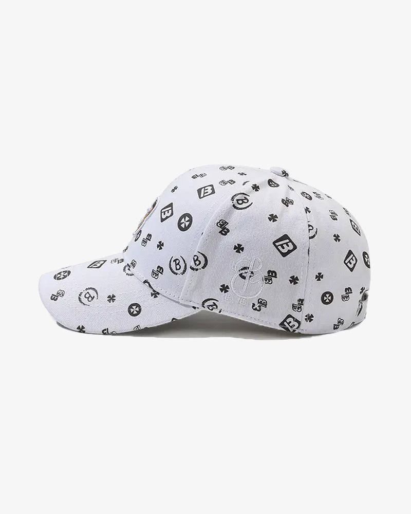 Billionaire White Embroidered Unisex Cap